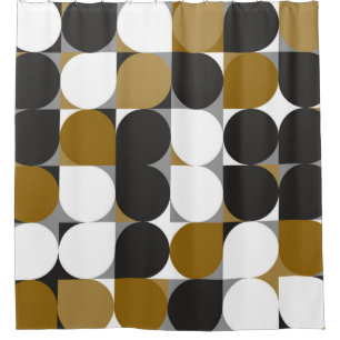 Geometrical Creativity: Seamless Pattern Design Shower Curtain
