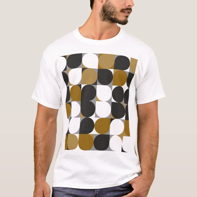 Geometrical Creativity: Seamless Pattern Design T-Shirt (Front)