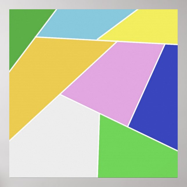 geometrical design art poster (Front)