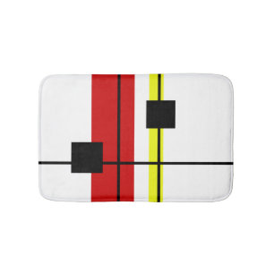 Geometrical design bath mat