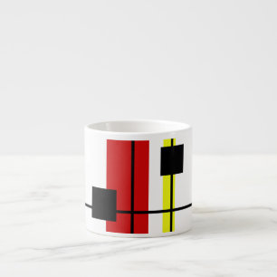 Geometrical design espresso cup