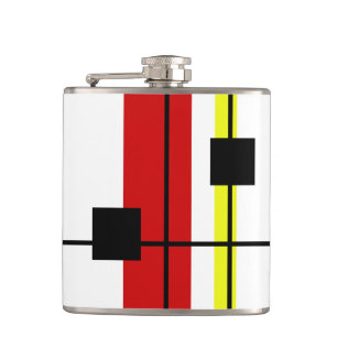Geometrical design hip flask