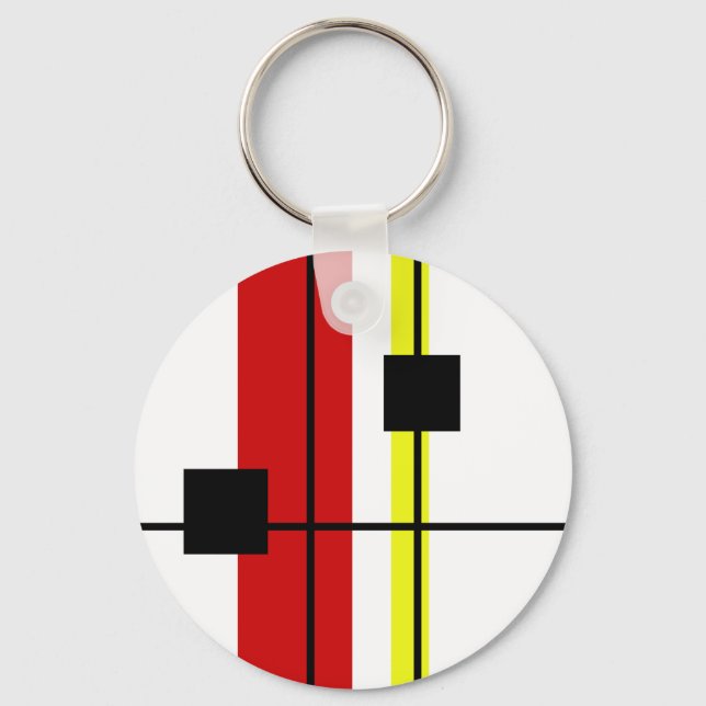 Geometrical design key ring (Front)