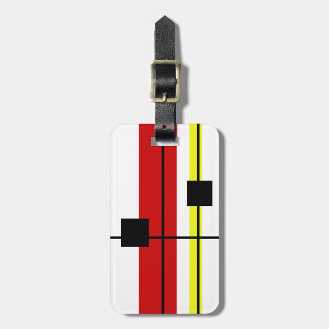 Geometrical design luggage tag (Front Vertical)