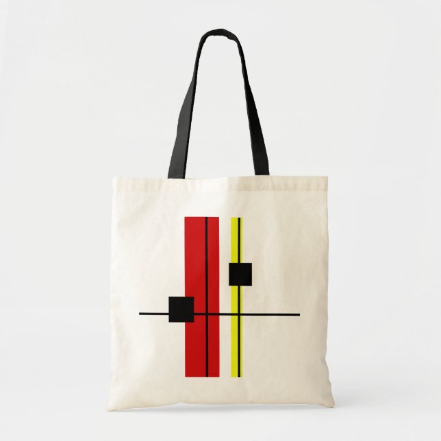 Geometrical design tote bag (Front)