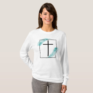 Geometrical Faith Cross Christian Tropical T-Shirt