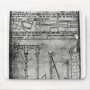 Geometrical figures for construction mouse pad