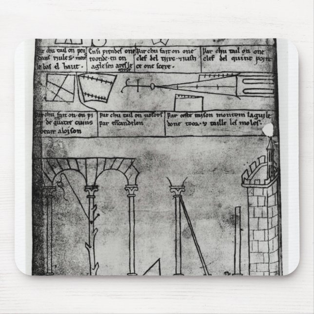 Geometrical figures for construction mouse pad (Front)