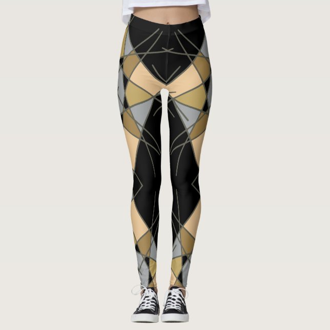 Geometrical Leggings by Joya Eve (Front)