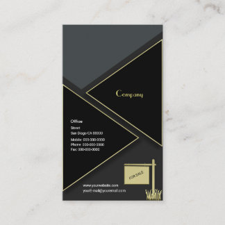 Geometrical Luxury Business Card