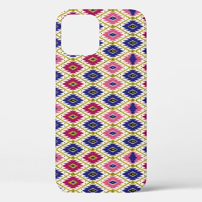 Geometrical Patterns: Traditional Textile Illustra Case-Mate iPhone Case (Back)
