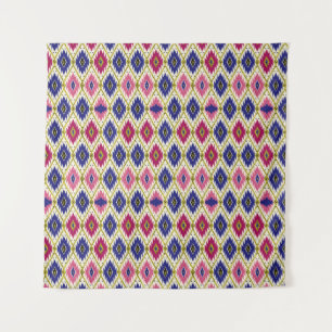 Geometrical Patterns: Traditional Textile Illustra Tapestry