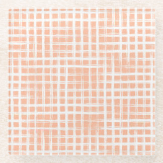 Geometrical Pink Lines: Seamless Raster Glass Coaster