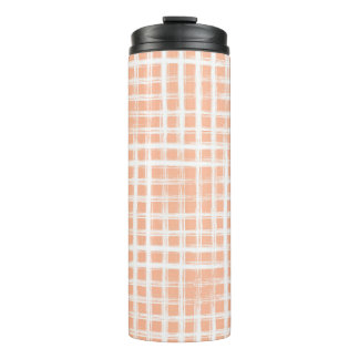 Geometrical Pink Lines: Seamless Raster Thermal Tumbler