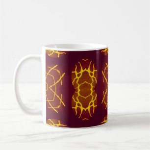 Geometrical Seamless Print Retro design. Geometric Coffee Mug