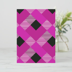 Geometrical Square Abstraction 13 Thank You Card