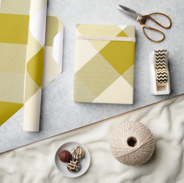 Geometrical Square Abstraction 15 Wrapping Paper (Crafts)