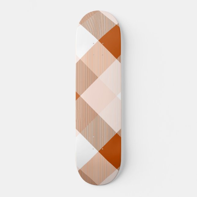 Geometrical Square Abstraction 16 Skateboard (Front)