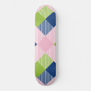Geometrical Square Abstraction 18 Skateboard
