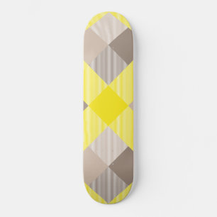 Geometrical Square Abstraction 19 Skateboard