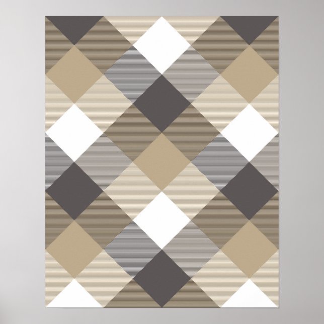 Geometrical Square Abstraction 2 Poster (Front)