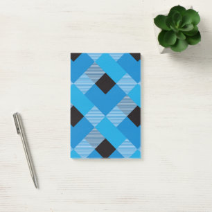 Geometrical Square Abstraction 3 Post-it Notes