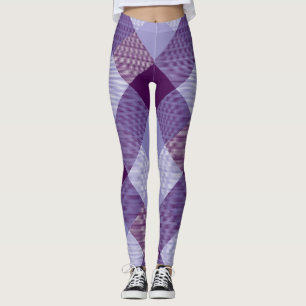 Geometrical Square Abstraction 4 Leggings