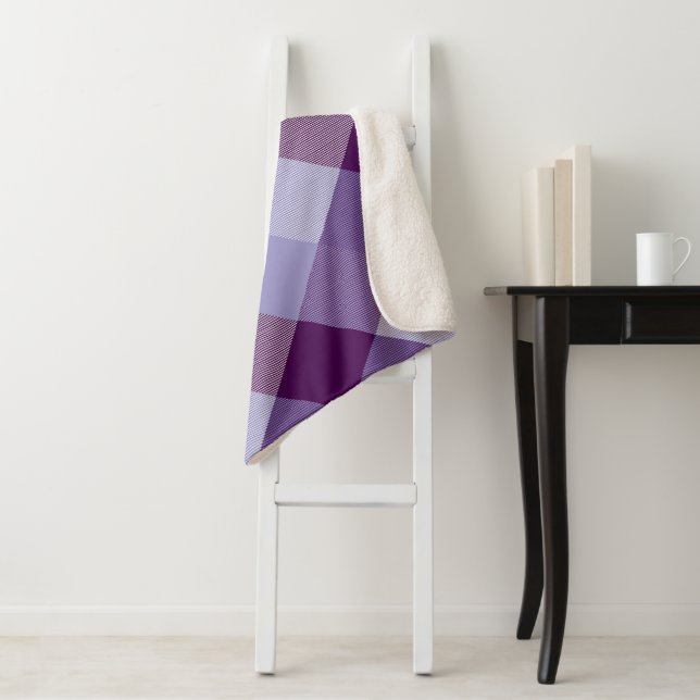 Geometrical Square Abstraction 4 Sherpa Blanket (In Situ)