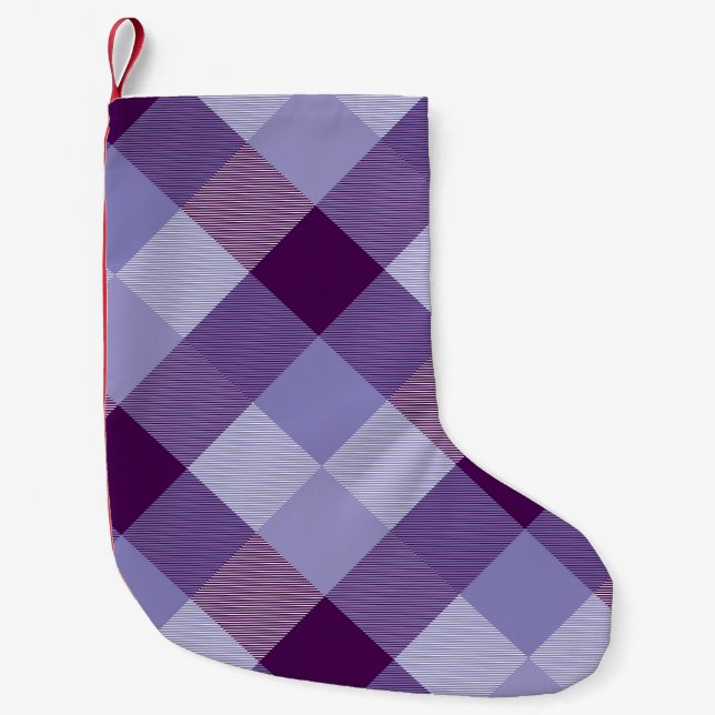 Geometrical Square Abstraction 4 Small Christmas Stocking (Front)