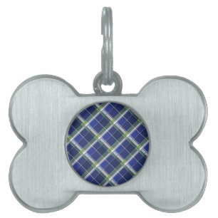 Geometrical Square Abstraction 5 Pet ID Tag