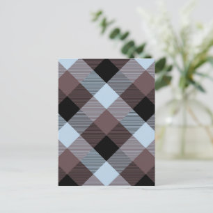 Geometrical Square Abstraction 8 Holiday Postcard