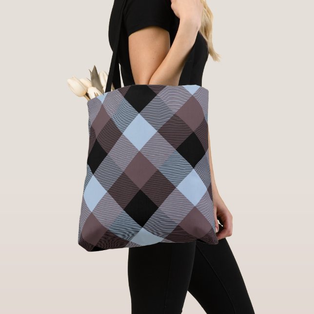 Geometrical Square Abstraction 8 Tote Bag (Close Up)