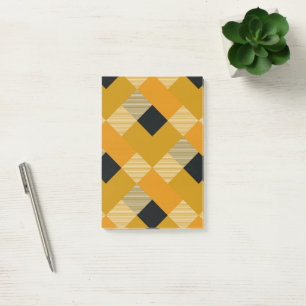 Geometrical Square Abstraction 9 Post-it Notes