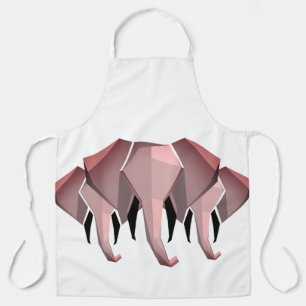Geometrics Elephant Head  Apron