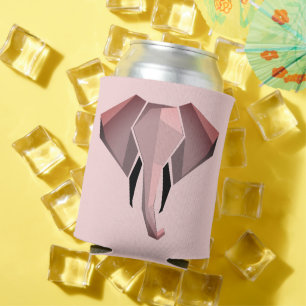 Geometrics Elephant Head Can Cooler