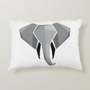 Geometrics Elephant Head Decorative Cushion