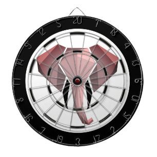 Geometrics Elephant Head Regulation Dartboard