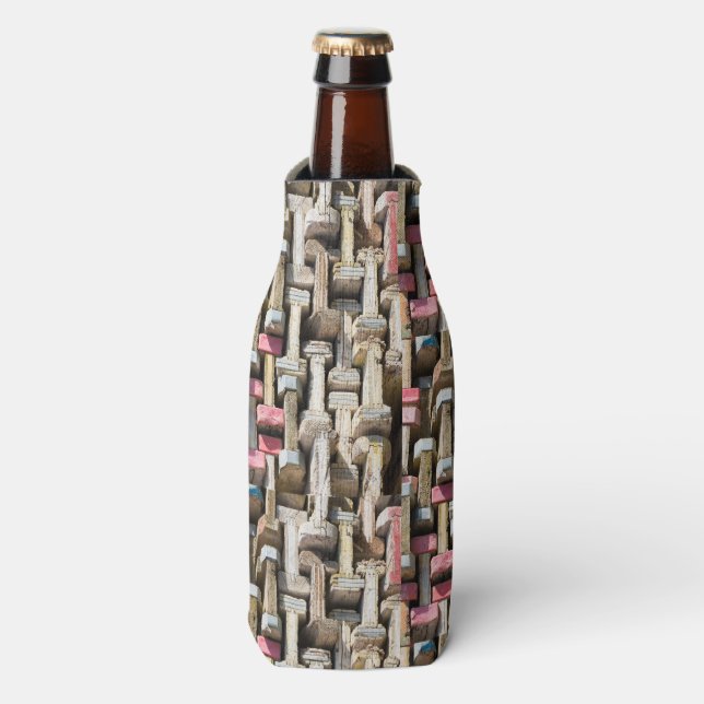 Geometrics pattern bottle cooler (Bottle Front)