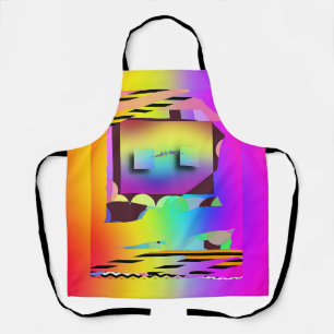 Geometrics With Spectacles Apron