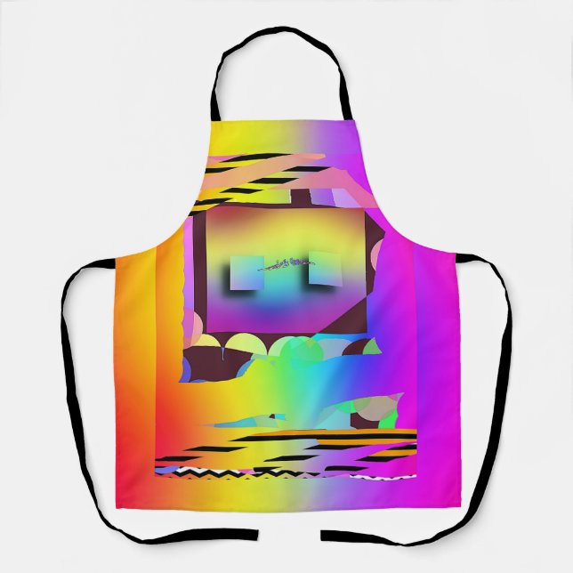 Geometrics With Spectacles Apron (Front)