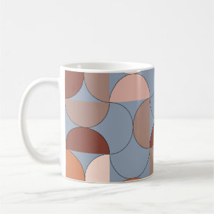Geometry artwork: minimalistic Scandinavian style. Coffee Mug