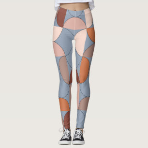 Geometry artwork: minimalistic Scandinavian style. Leggings