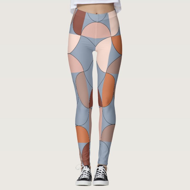 Geometry artwork: minimalistic Scandinavian style. Leggings (Front)