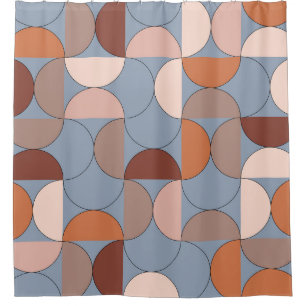 Geometry artwork: minimalistic Scandinavian style. Shower Curtain