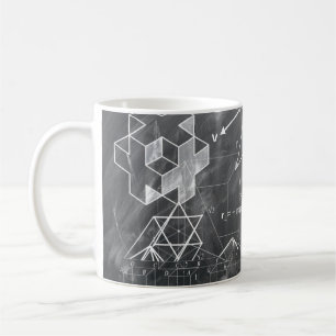 Geometry Chalkboard Coffee Mug