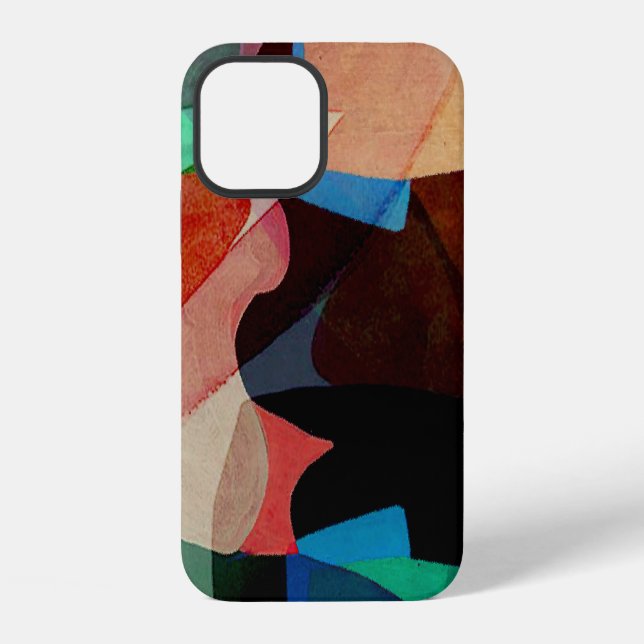 Geometry Classic: Textured Pattern Design. iPhone Case (Back)