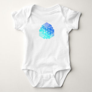Geometry Clouds Baby Bodysuit