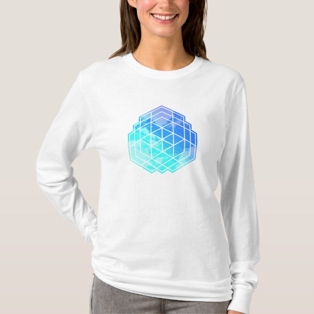 Geometry Clouds T-Shirt (Front)