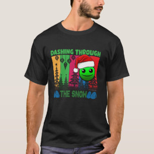 Geometry Dashing Through The Snow Sleep Dash Game  T-Shirt
