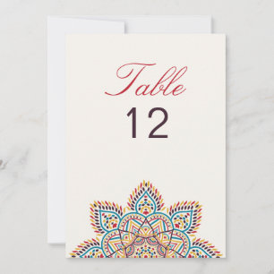 Geometry Glitter Metal Luxury Wedding Table Number